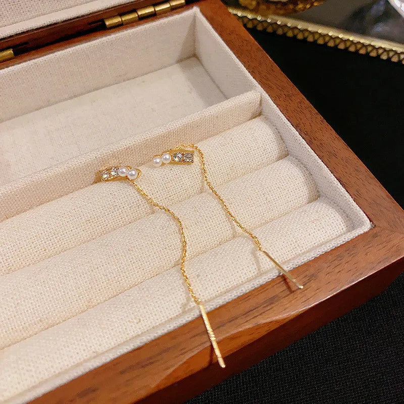 Modische Zirkon-Kugel-Ohrringe für Damen