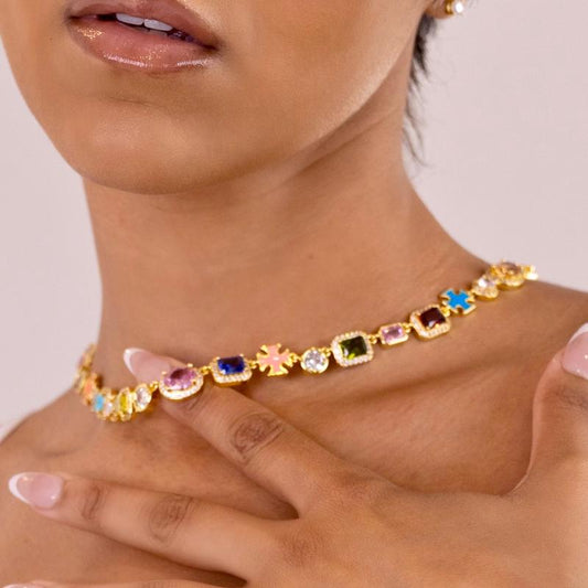 Gemstone Necklace (Unisex)