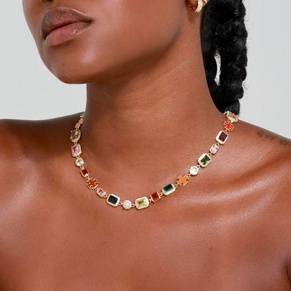 Gemstone Necklace (Unisex)