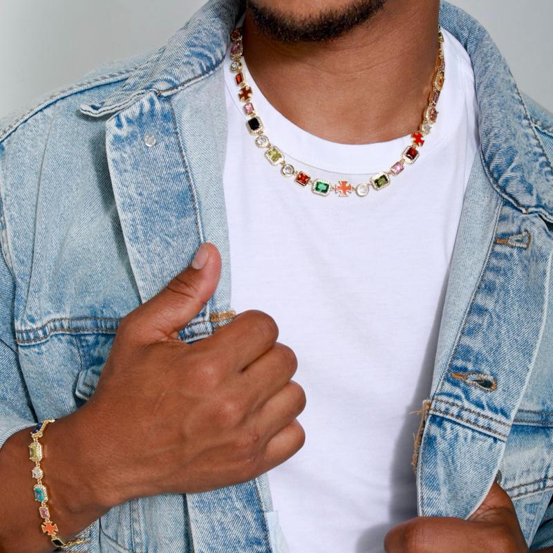 Gemstone Necklace (Unisex)