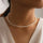 New Simple Imitation Freshwater Pearl Chain Necklace
